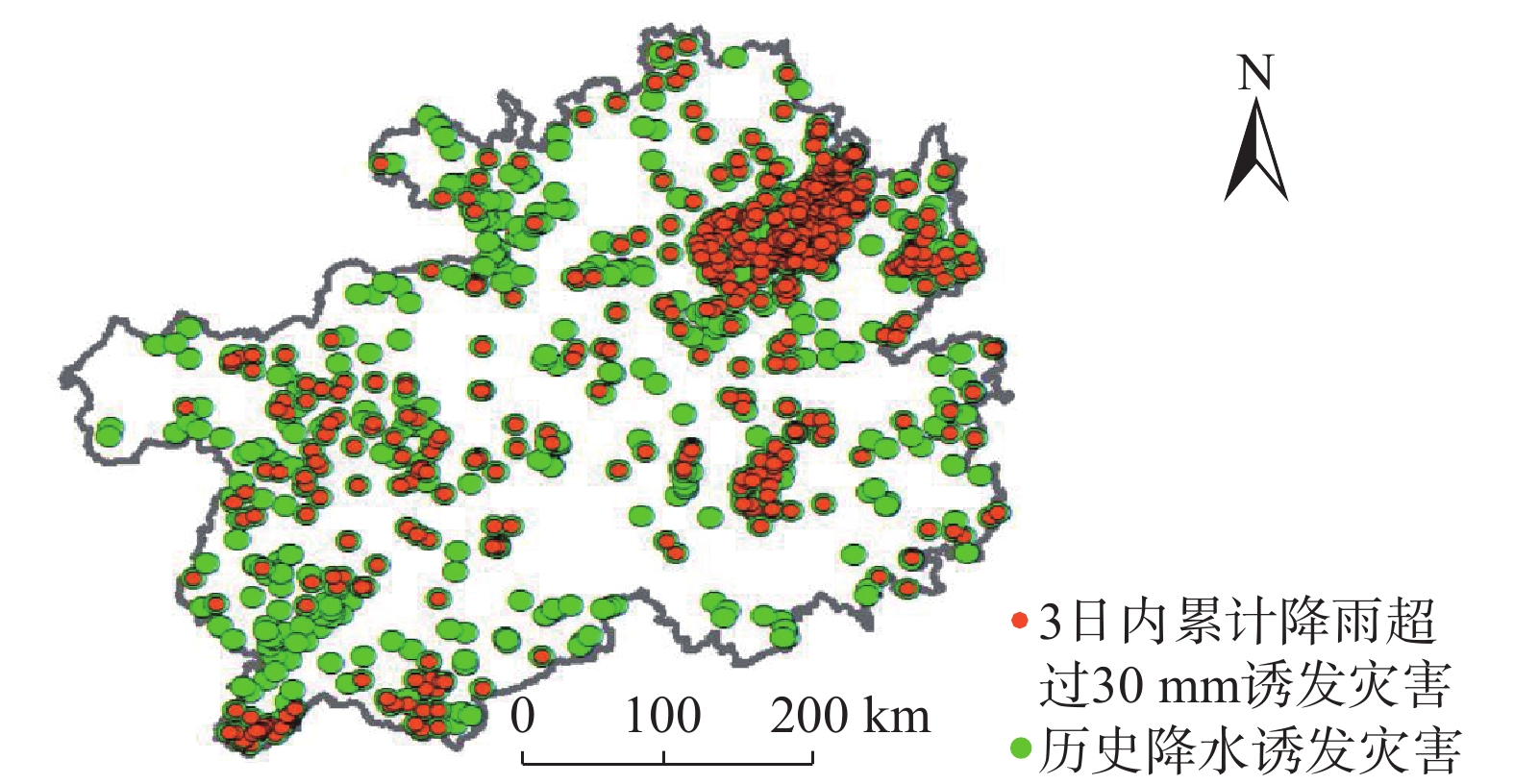 孕灾指标因子量化